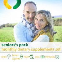 Senior's pack - monthly dietary supplements set 